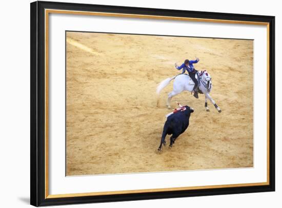 Bullfight, Jerez De La Frontera, Cadiz Province, Andalusia, Spain-Neil Farrin-Framed Photographic Print