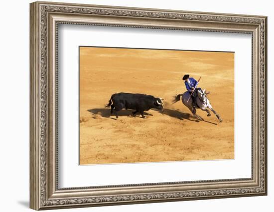 Bullfight, Jerez De La Frontera, Cadiz Province, Andalusia, Spain-Neil Farrin-Framed Photographic Print