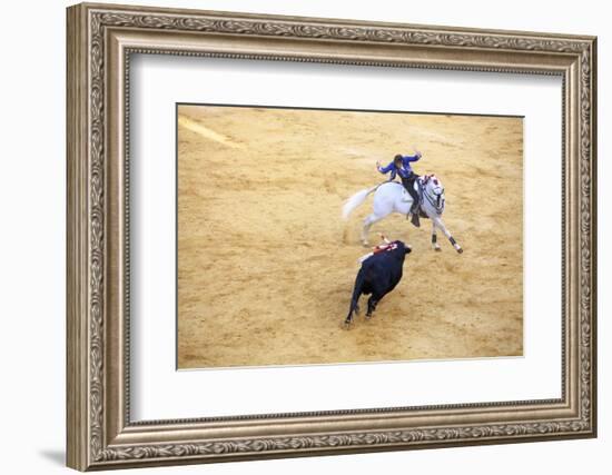 Bullfight, Jerez De La Frontera, Cadiz Province, Andalusia, Spain-Neil Farrin-Framed Photographic Print