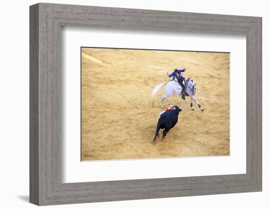 Bullfight, Jerez De La Frontera, Cadiz Province, Andalusia, Spain-Neil Farrin-Framed Photographic Print