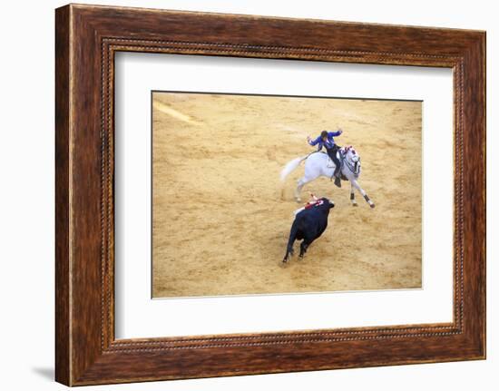 Bullfight, Jerez De La Frontera, Cadiz Province, Andalusia, Spain-Neil Farrin-Framed Photographic Print