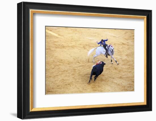 Bullfight, Jerez De La Frontera, Cadiz Province, Andalusia, Spain-Neil Farrin-Framed Photographic Print