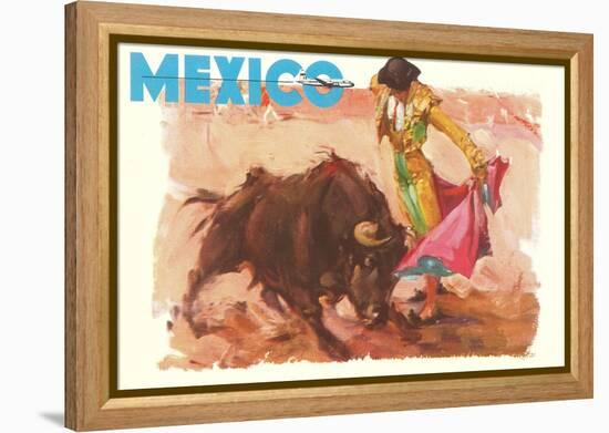 Bullfight Poster, Mexico-null-Framed Stretched Canvas