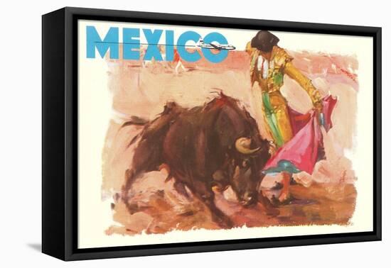 Bullfight Poster, Mexico-null-Framed Stretched Canvas