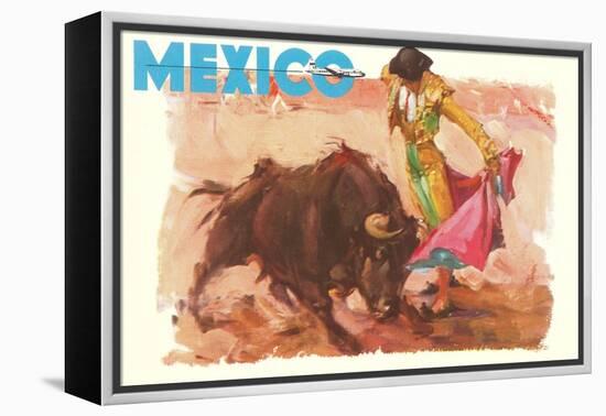 Bullfight Poster, Mexico-null-Framed Stretched Canvas