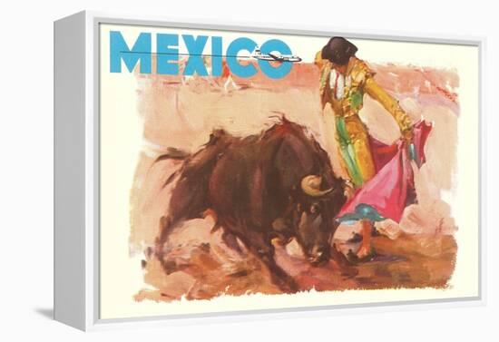 Bullfight Poster, Mexico-null-Framed Stretched Canvas