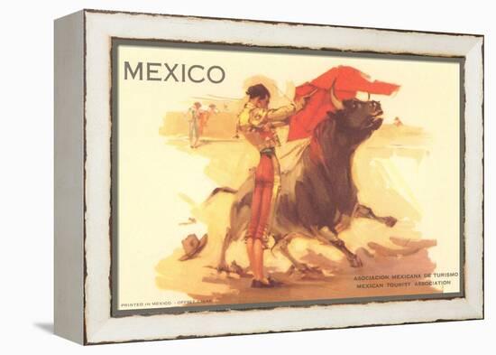 Bullfight Poster, Mexico-null-Framed Stretched Canvas