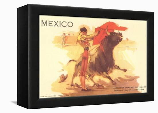 Bullfight Poster, Mexico-null-Framed Stretched Canvas