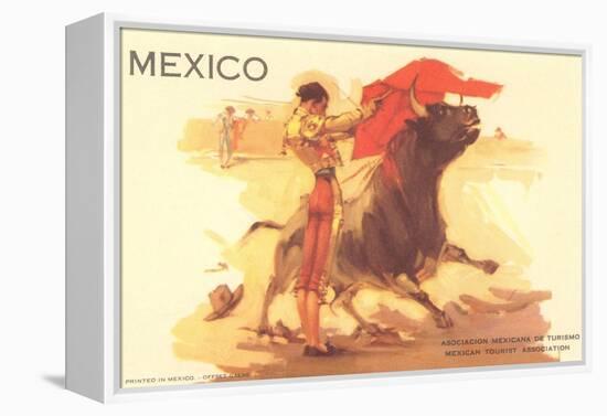 Bullfight Poster, Mexico-null-Framed Stretched Canvas