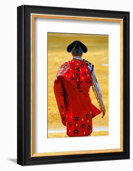 Bullfighter Entering Bullring-null-Framed Art Print