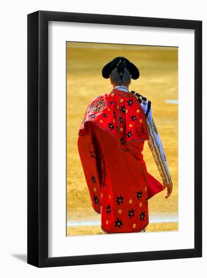 Bullfighter Entering Bullring-null-Framed Art Print