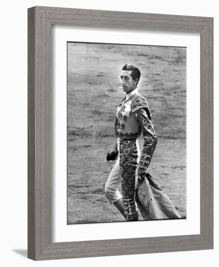 Bullfighter Manolete Accepting Applause of Crowd After Dispatching his Second Bull of the Afternoon-Tony Linck-Framed Photographic Print