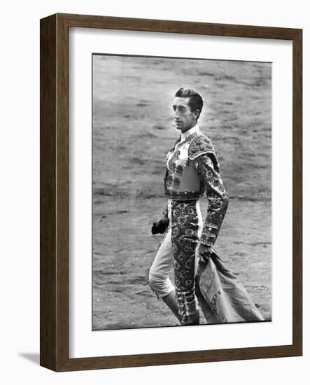 Bullfighter Manolete Accepting Applause of Crowd After Dispatching his Second Bull of the Afternoon-Tony Linck-Framed Photographic Print