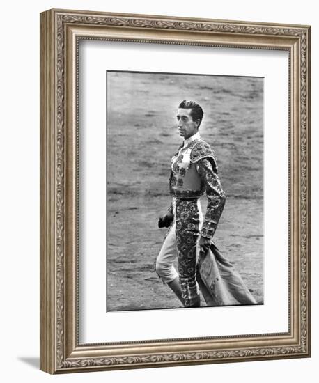 Bullfighter Manolete Accepting Applause of Crowd After Dispatching his Second Bull of the Afternoon-Tony Linck-Framed Photographic Print