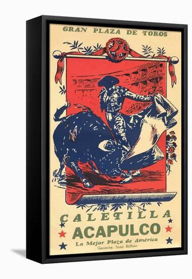 Bullfighting from Acapulco-null-Framed Stretched Canvas