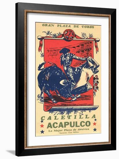 Bullfighting from Acapulco-null-Framed Art Print