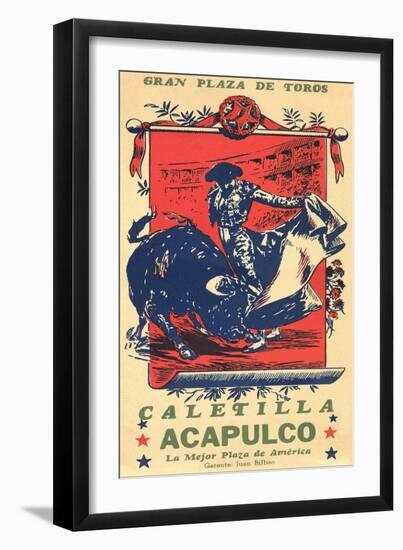 Bullfighting from Acapulco-null-Framed Art Print