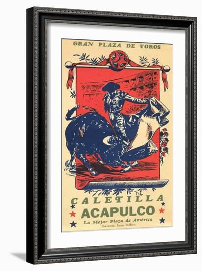 Bullfighting from Acapulco-null-Framed Art Print