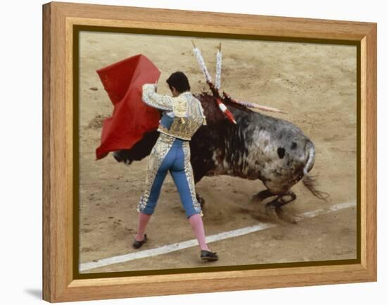 Bullfighting, Plaza de Toros, Ronda, Andalusia, Spain-null-Framed Premier Image Canvas