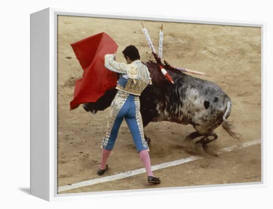 Bullfighting, Plaza de Toros, Ronda, Andalusia, Spain-null-Framed Premier Image Canvas