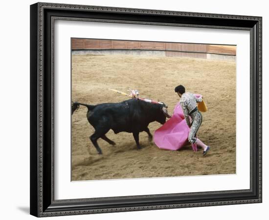 Bullfighting, Plaza de Toros, Ronda, Andalusia, Spain-null-Framed Photographic Print