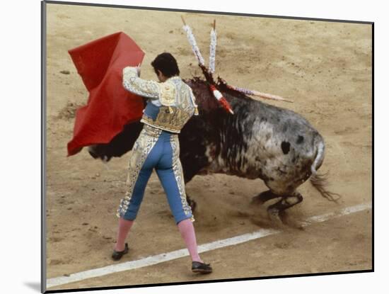 Bullfighting, Plaza de Toros, Ronda, Andalusia, Spain-null-Mounted Photographic Print