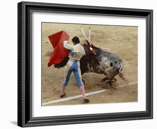 Bullfighting, Plaza de Toros, Ronda, Andalusia, Spain-null-Framed Photographic Print