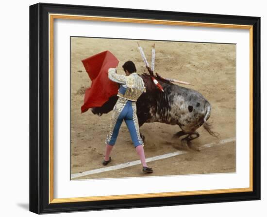 Bullfighting, Plaza de Toros, Ronda, Andalusia, Spain-null-Framed Photographic Print