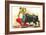 Bullfighting Scene-null-Framed Art Print