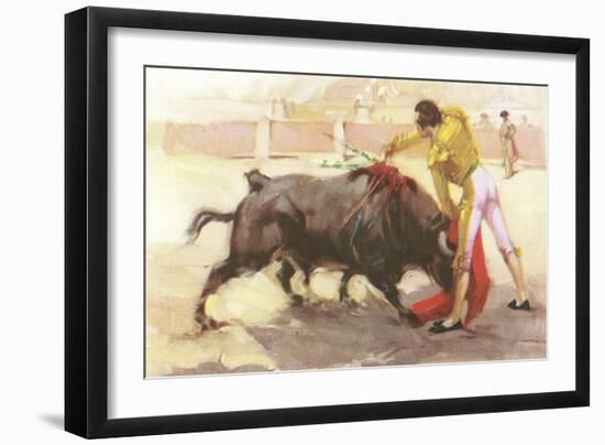 Bullfighting: The Kill-null-Framed Art Print