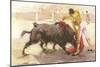 Bullfighting: The Kill-null-Mounted Art Print