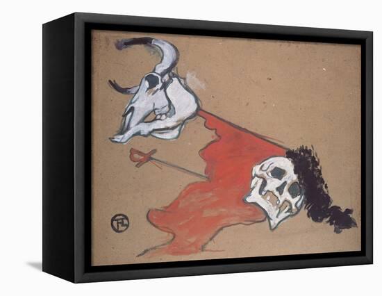 Bullfighting-Henri de Toulouse-Lautrec-Framed Premier Image Canvas