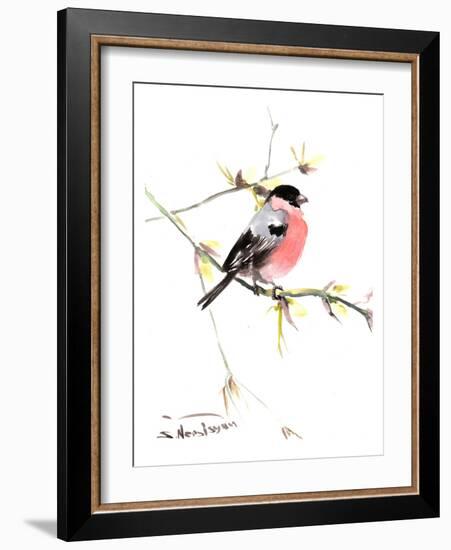 Bullfinch 3-Suren Nersisyan-Framed Art Print