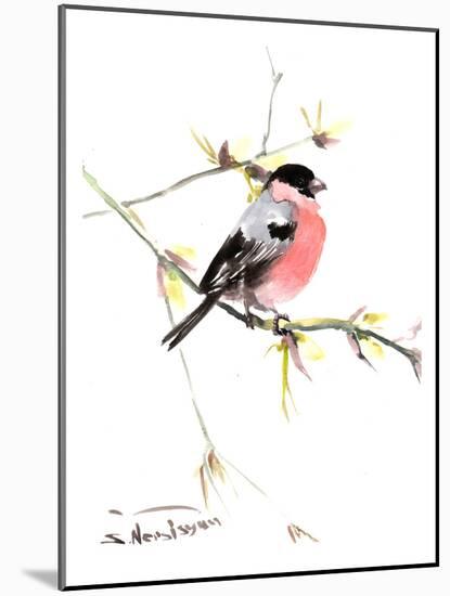 Bullfinch 3-Suren Nersisyan-Mounted Art Print