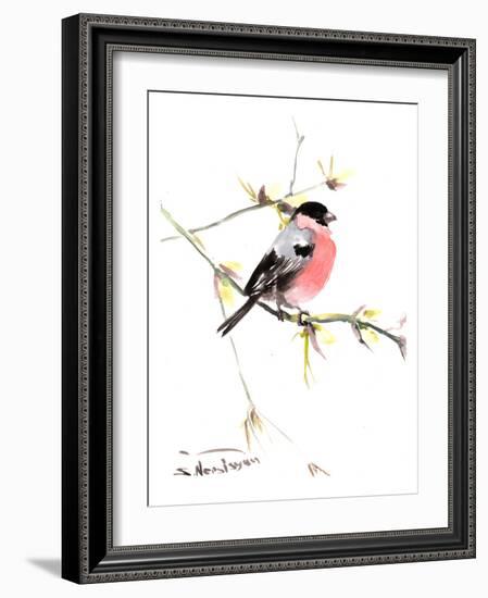 Bullfinch 3-Suren Nersisyan-Framed Art Print