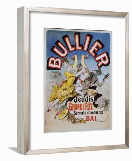 Bullier Poster-Jules Chéret-Framed Giclee Print