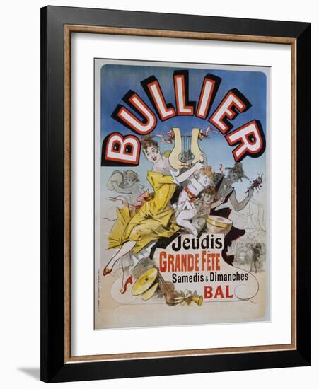 Bullier Poster-Jules Chéret-Framed Giclee Print