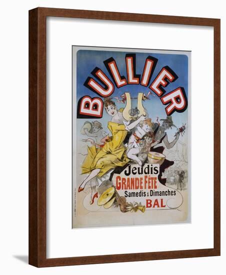 Bullier Poster-Jules Chéret-Framed Giclee Print