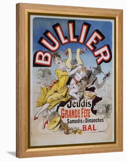 Bullier Poster-Jules Chéret-Framed Premier Image Canvas