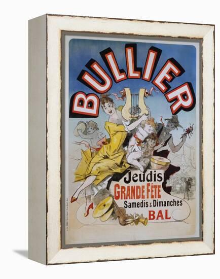 Bullier Poster-Jules Chéret-Framed Premier Image Canvas