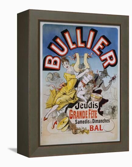 Bullier Poster-Jules Chéret-Framed Premier Image Canvas