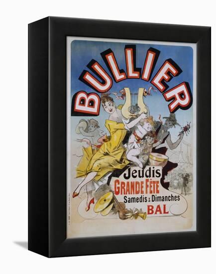 Bullier Poster-Jules Chéret-Framed Premier Image Canvas