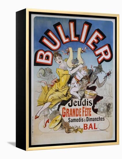 Bullier Poster-Jules Chéret-Framed Premier Image Canvas