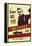 Bullitt, French Movie Poster, 1968-null-Framed Stretched Canvas