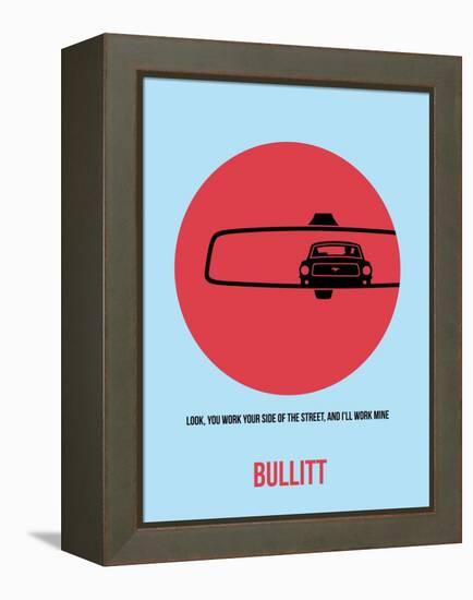 Bullitt Poster 1-Anna Malkin-Framed Stretched Canvas