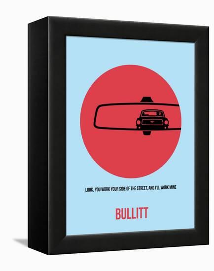 Bullitt Poster 1-Anna Malkin-Framed Stretched Canvas