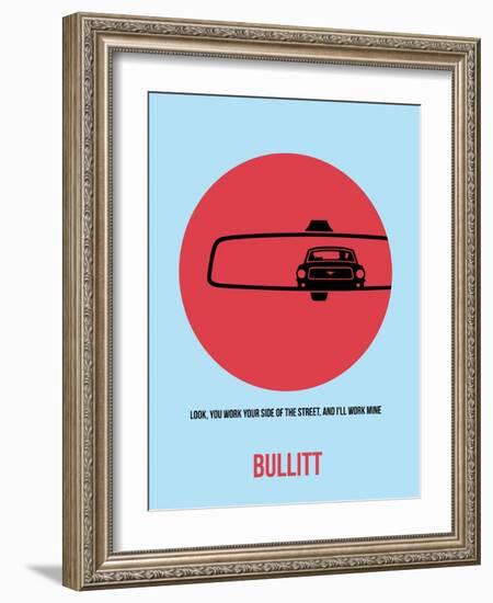 Bullitt Poster 1-Anna Malkin-Framed Art Print