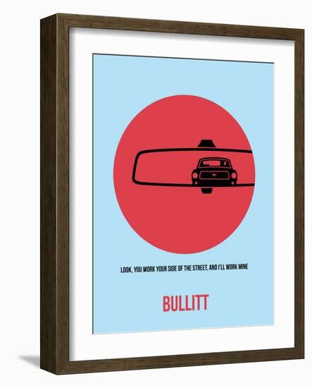 Bullitt Poster 1-Anna Malkin-Framed Art Print