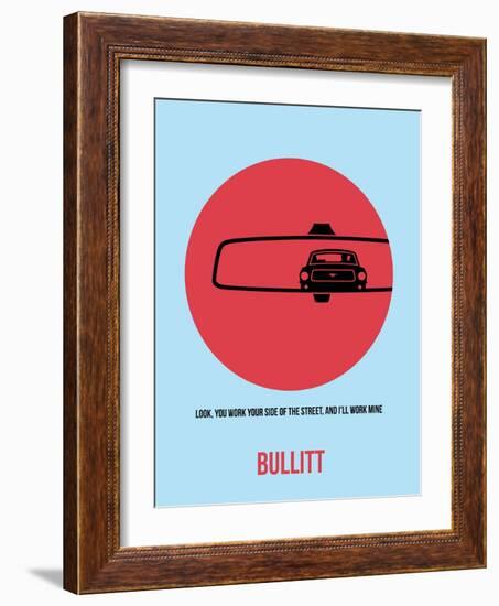 Bullitt Poster 1-Anna Malkin-Framed Art Print