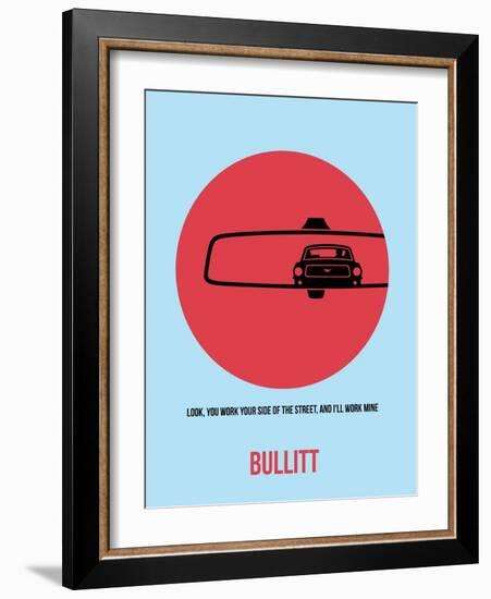 Bullitt Poster 1-Anna Malkin-Framed Art Print